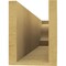 Ekena Millwork 6in. W x 8in. H x 32in. L Newport Woodgrain TimberThane Rafter Tail, Primed Tan RFTUR06X08X32NEWRCPR - alternate 5